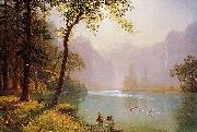The Kern River Valley, a montane canyon in the Sierra Nevada, California Albert Bierstadt